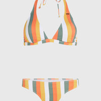 Marga Rita Bikini-Set | Orange Multistripe