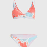 Pismo Flamenco Women of the Wave Bikini | Pink Ice Cube Tie Dye