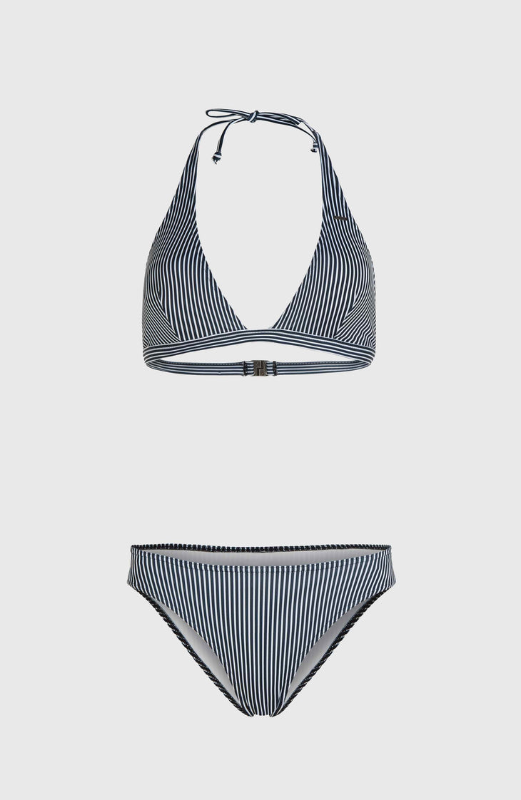 Essentials Maria Cruz Bikini-Set | Black Simple Stripe