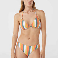 Sao Bikini-Oberteil | Orange Multistripe