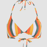 Sao Bikini-Oberteil | Orange Multistripe