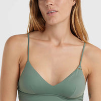 Wave Crop Bikini-Oberteil | Lily Pad