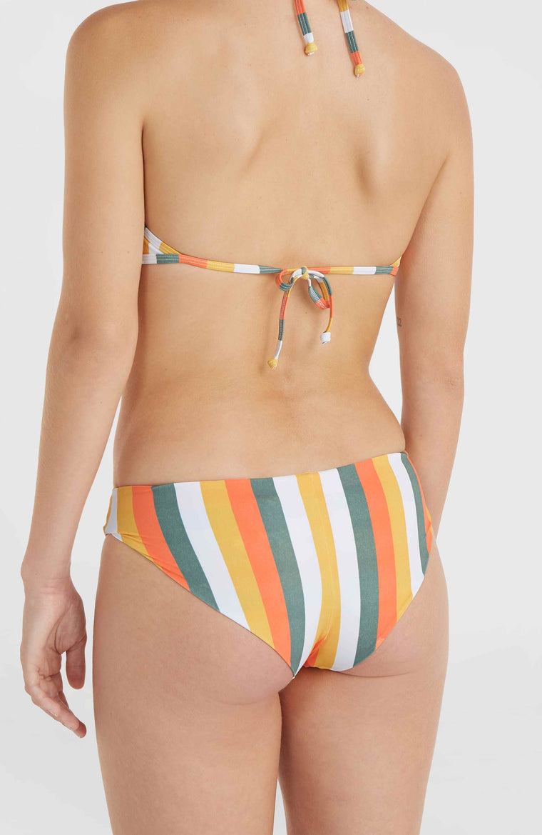 Maoi Bikinihose | Orange Multistripe