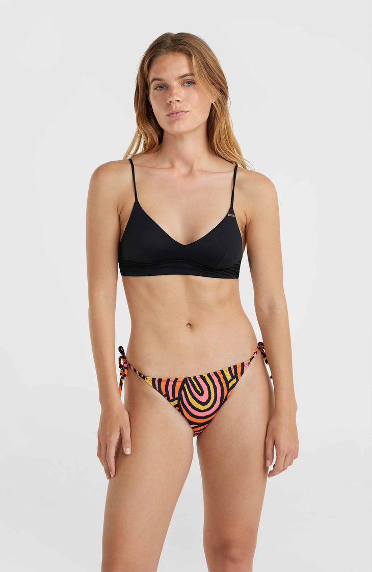Bondey Bikinihose | Orange Rainbow Stripe