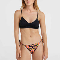 Bondey Bikinihose | Orange Rainbow Stripe