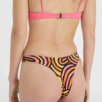 Skye Bikinihose | Orange Rainbow Stripe