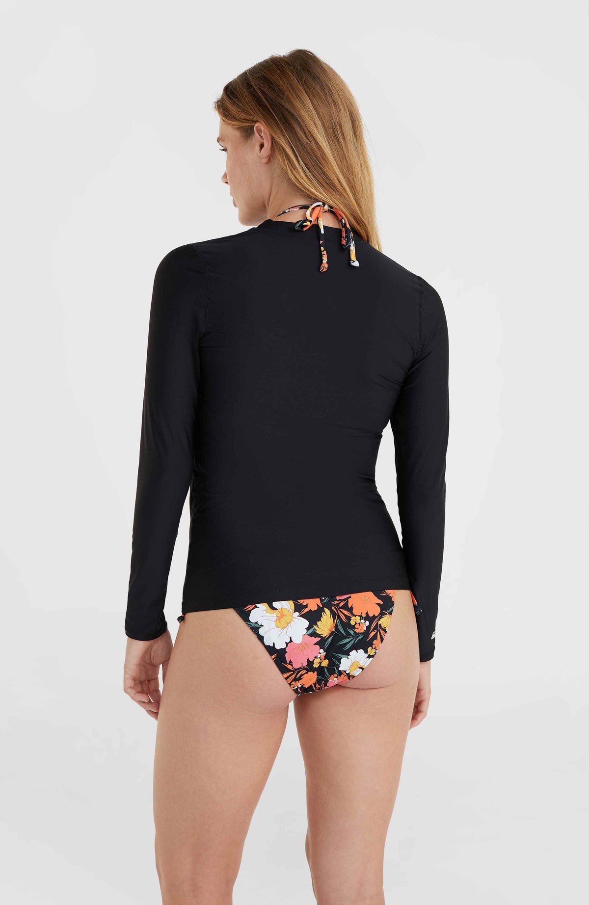 Essentials Bidart Longsleeve-Schwimmshirt | Black Out