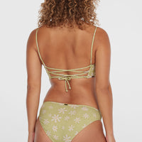 Beach Vintage Midles Rita Bikini-Set | Green Daisyline