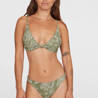 Pismo Flamenco Bikini-Set | Green Textured Jungle