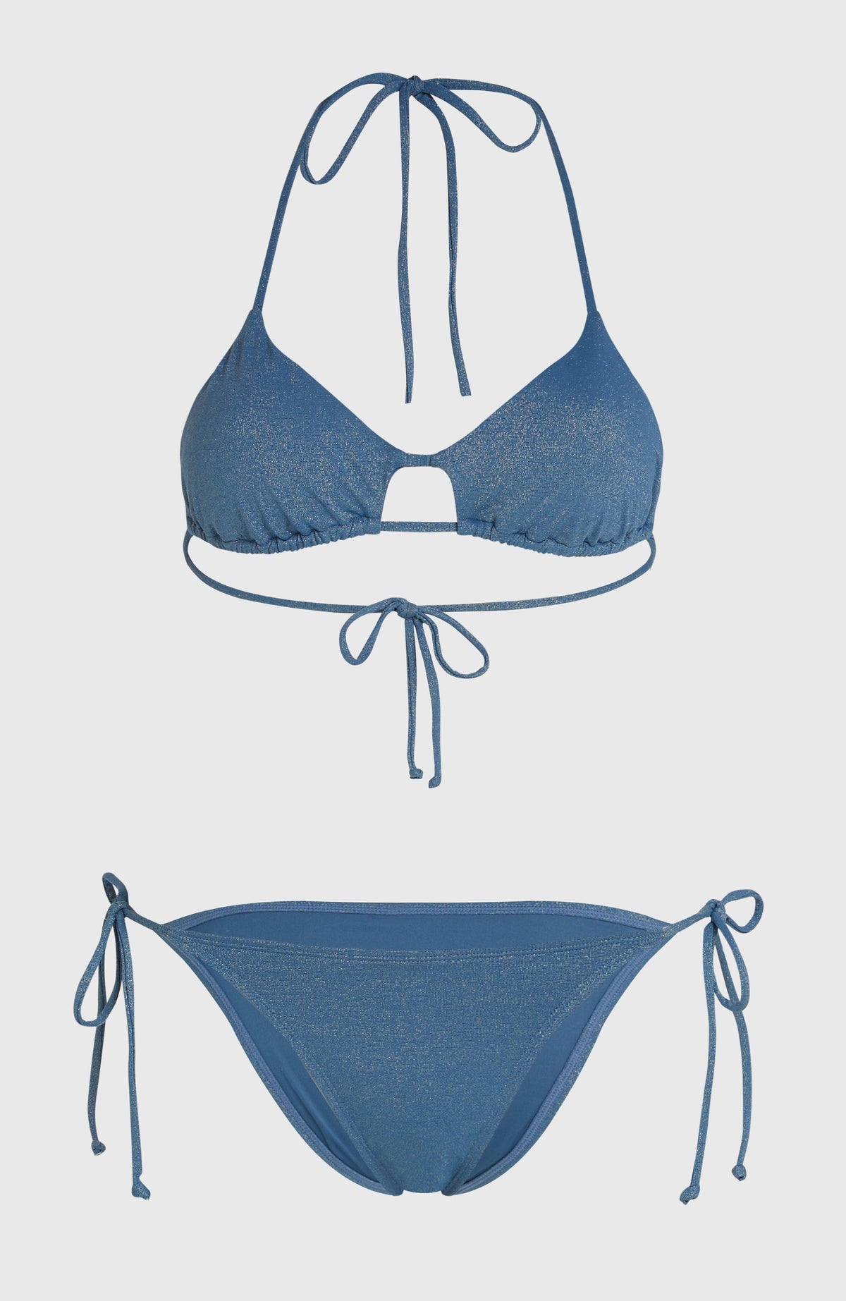 Beach Vintage Madrid Maracas Bikini-Set | Copen Blue