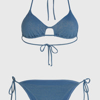 Beach Vintage Madrid Maracas Bikini-Set | Copen Blue