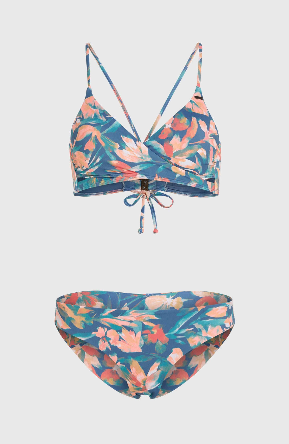 Essentials Baay Maoi Bikini-Set | Blue Painted Tropics