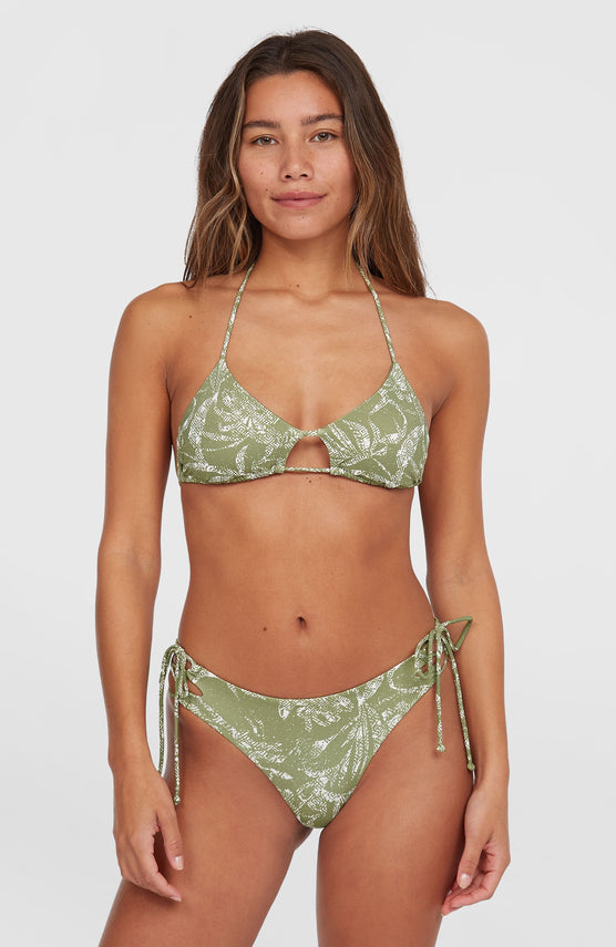 Madrid Jensen Bikini-Set | Green Textured Jungle