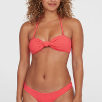 Knot Bandeau Matira Bikini-Set | Pink Flamingo