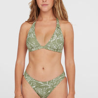 Essentials Maria Cruz Bikini-Set | Green Textured Jungle