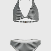 Essentials Maria Cruz Bikini-Set | Black Simple Stripe