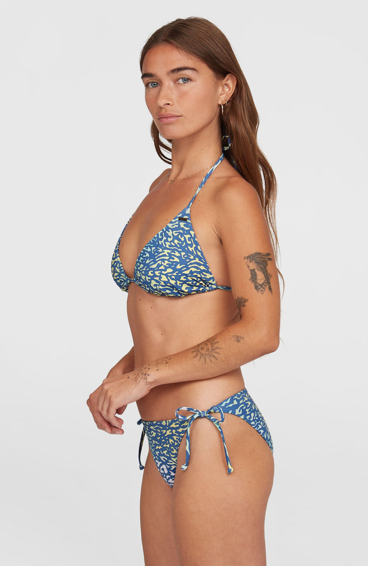 Essentials Capri Bondey Bikini-Set | Yellow Animal Blur