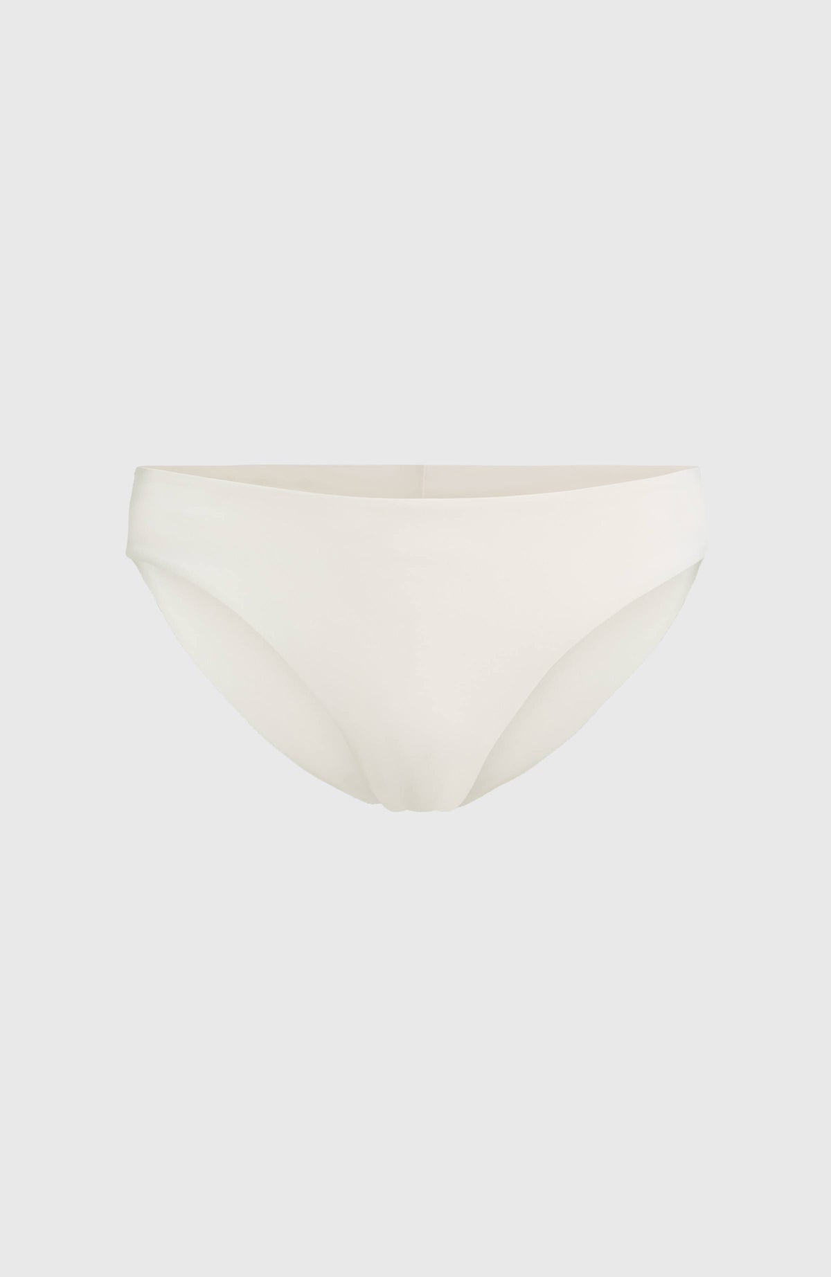 Maoi Bikinihose für Damen, weiß, flach liegend von vorne
