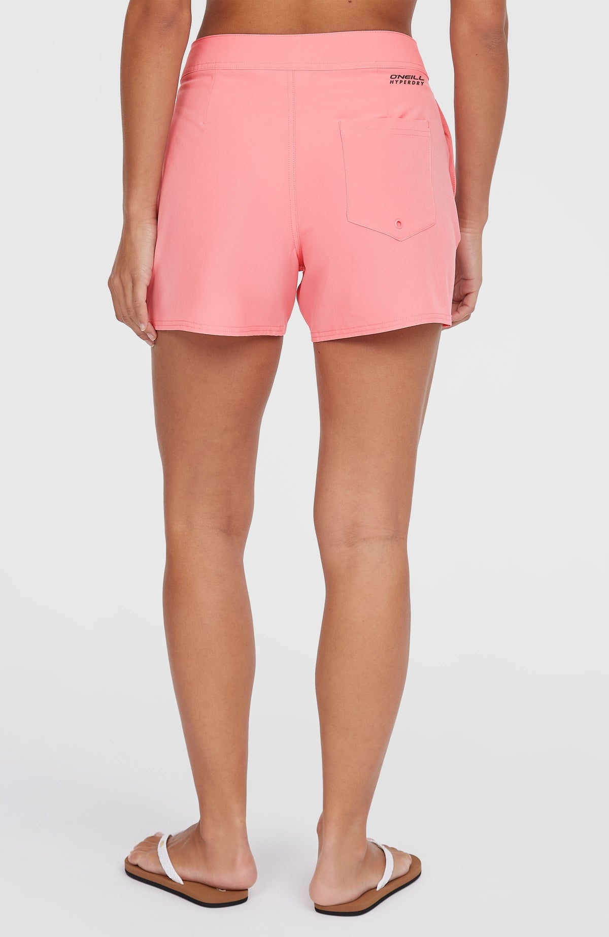 Women of the Wave 14'' Boardshorts für Damen, pink, Rückansicht am Model