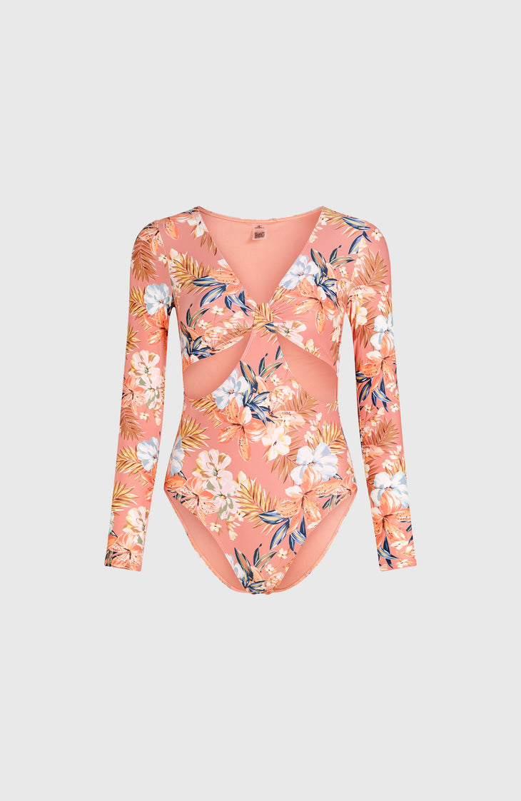 Punta Tropical Key West Badeanzug | Canyon Clay Flower AOP