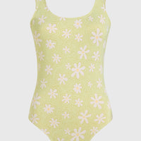 Beach Vintage Badeanzug | Green Daisyline