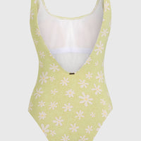 Beach Vintage Badeanzug | Green Daisyline