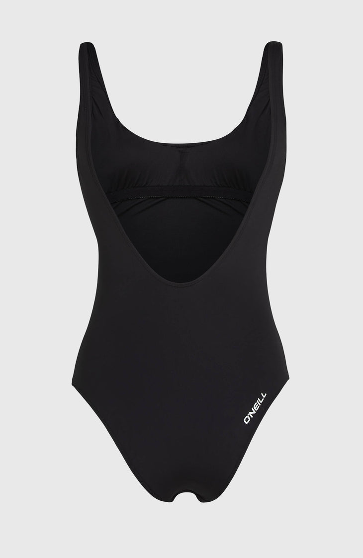 Essentials Script Badeanzug | Black Out