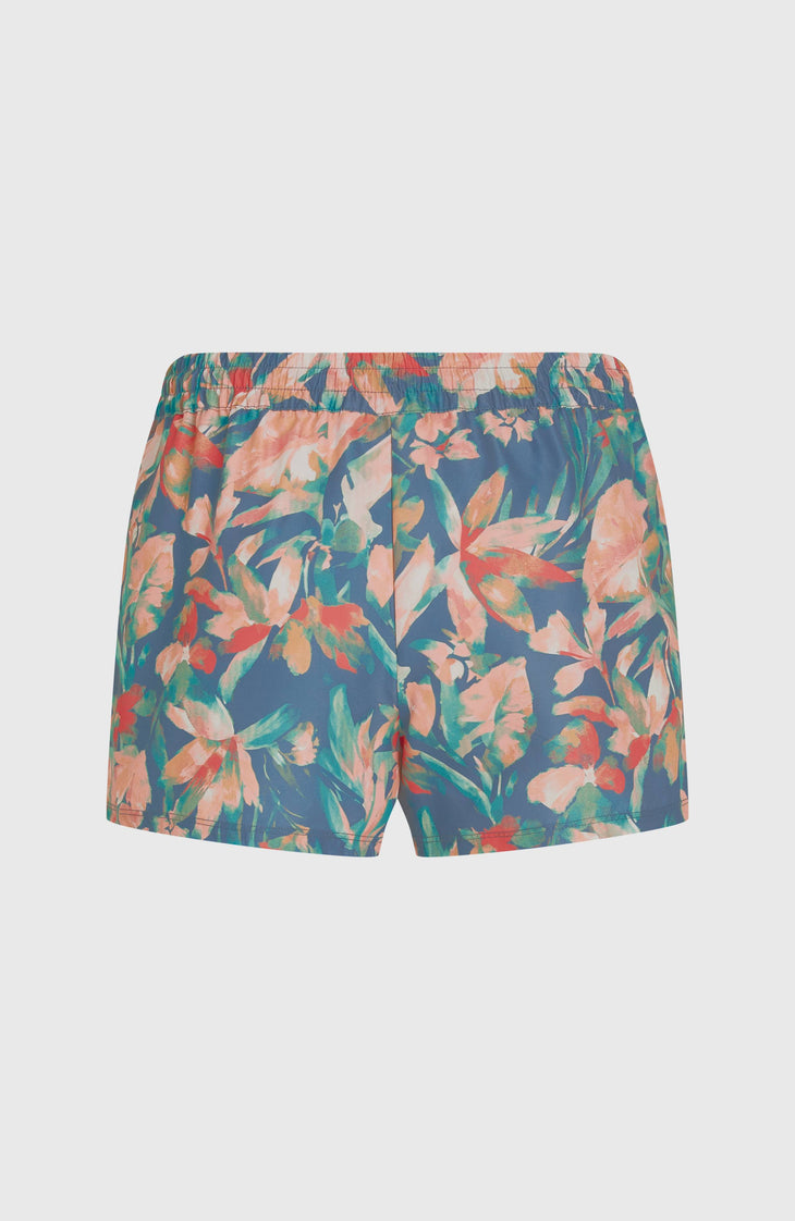 Essentials Print 12'' Badeshorts | Blue Painted Tropics
