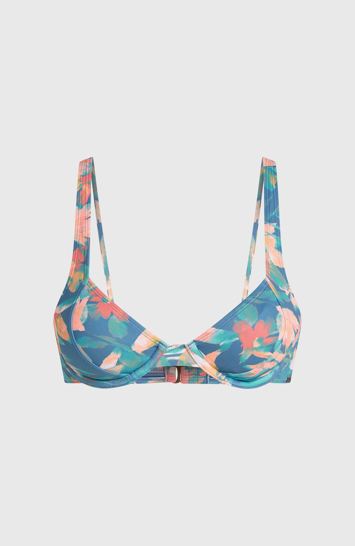Elsie Bikini-Oberteil mit Bügeln | Blue Painted Tropics