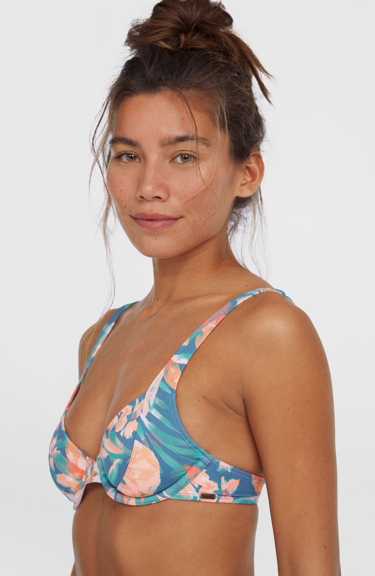 Saltwater Elsie Rita Bikini-Set | Blue Painted Tropics