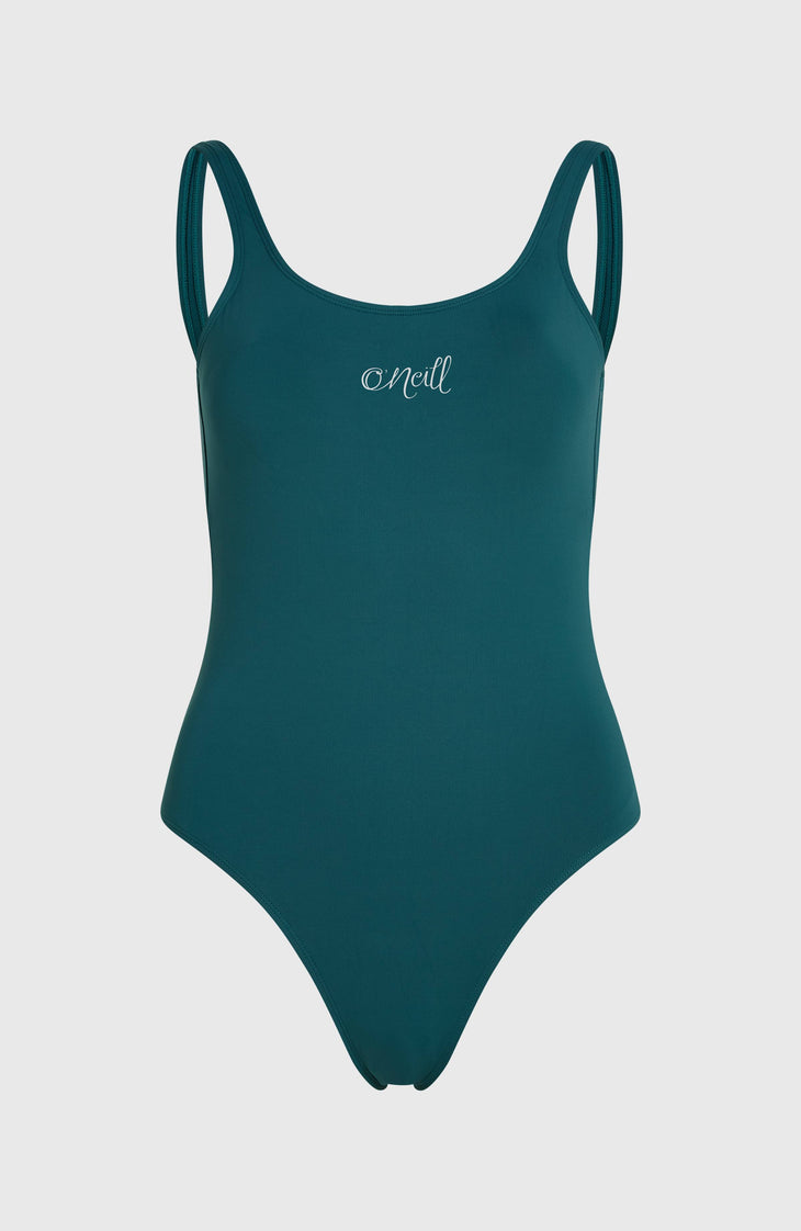 Essentials Script Badeanzug | Botanical Heat