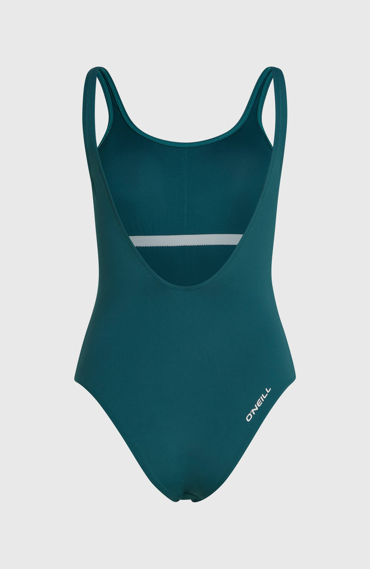 Essentials Script Badeanzug | Botanical Heat