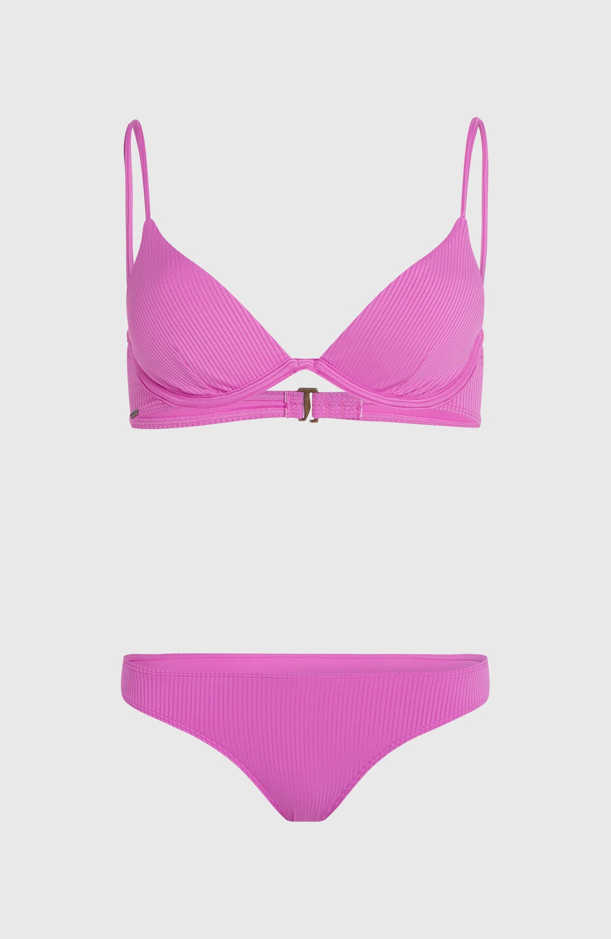 Honopu Rockey Bikini-Set für Damen, lila, freigestellt von vorne