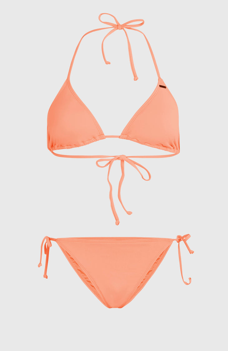 Essentials Capri Bondey Bikini-Set | Funky Peach
