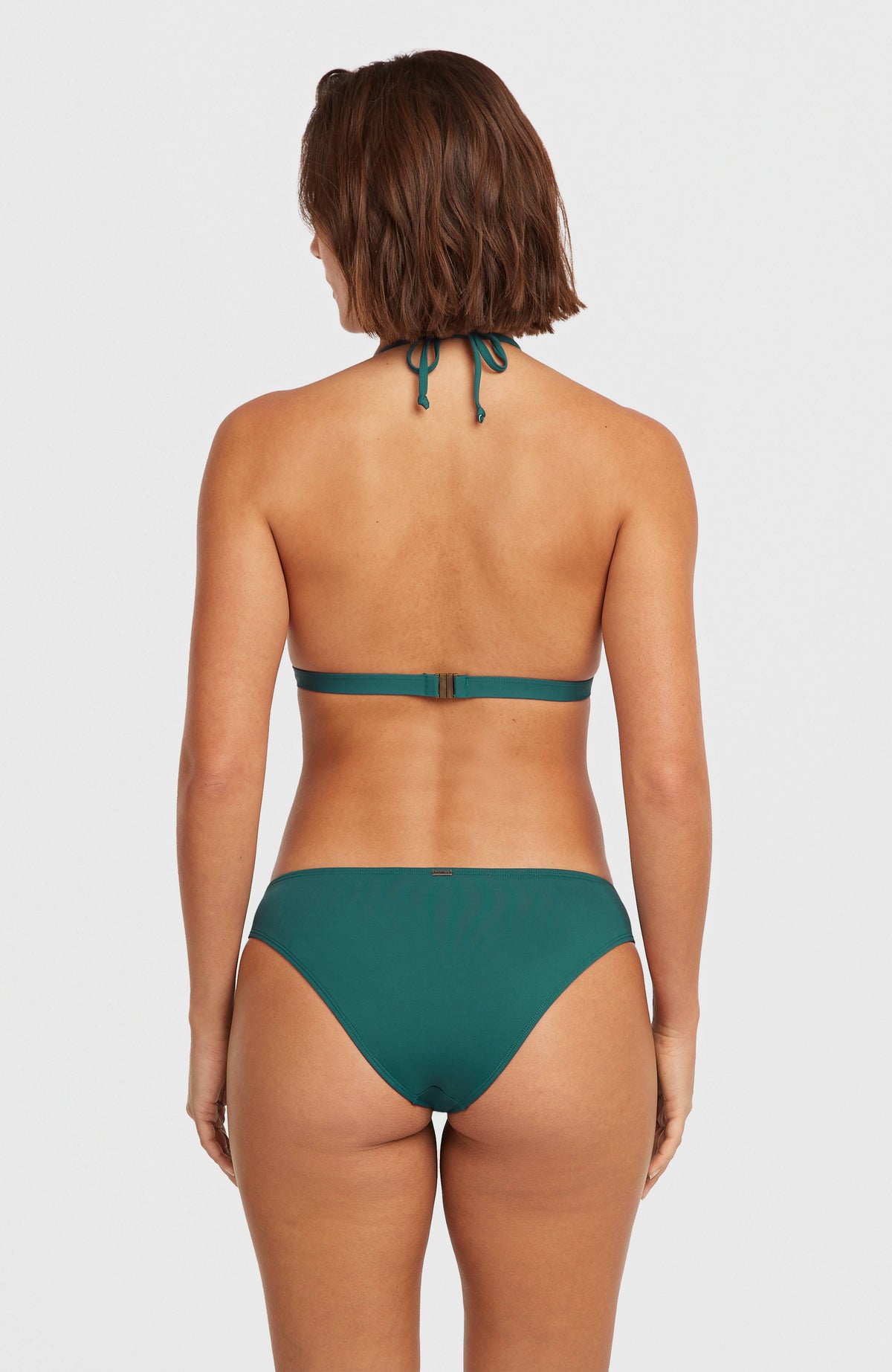 Essentials Marga Cruz Bikini-Set für Damen, grün, Rückansicht, getragen am Model