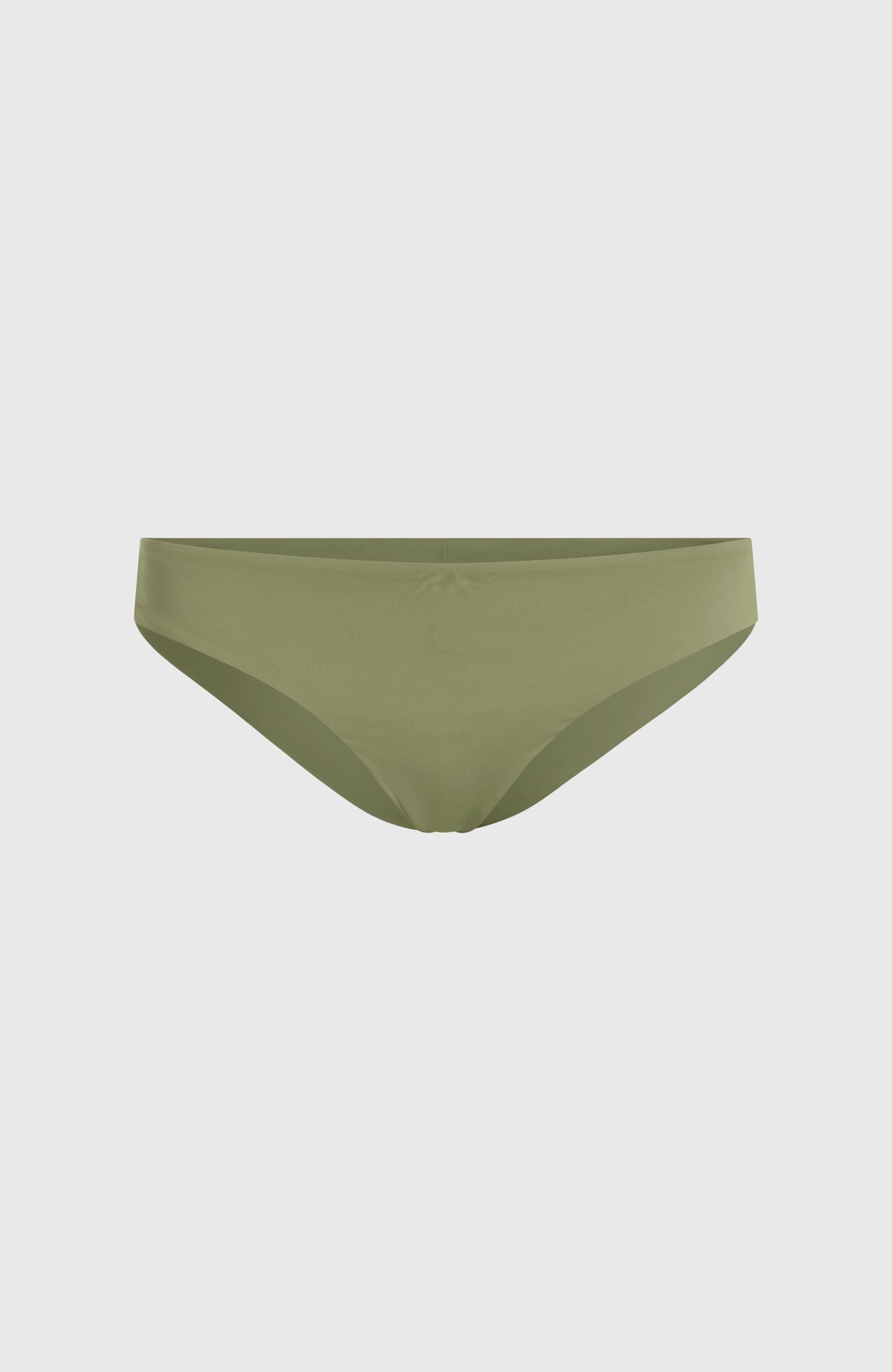Maoi Bikinihose für Damen, grün, flach liegend von vorne