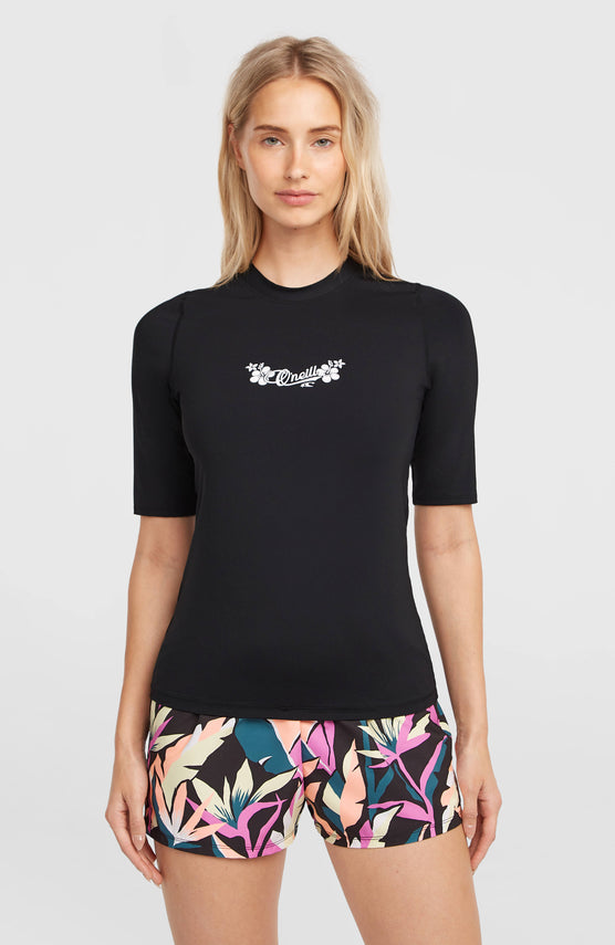 O'Neill Shortsleeve-Schwimmshirt | Black Out