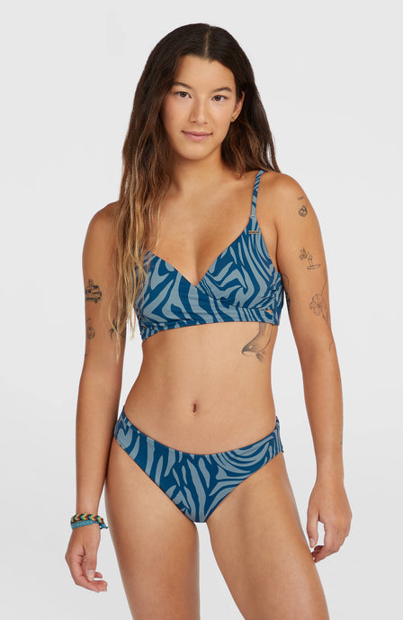 Baay Maoi Bikini-Set | Blue Swirl Zebra