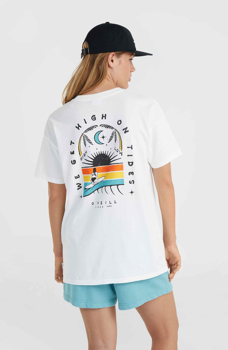 O'Neill Beach Vintage High On Tides T-Shirt | Snow White