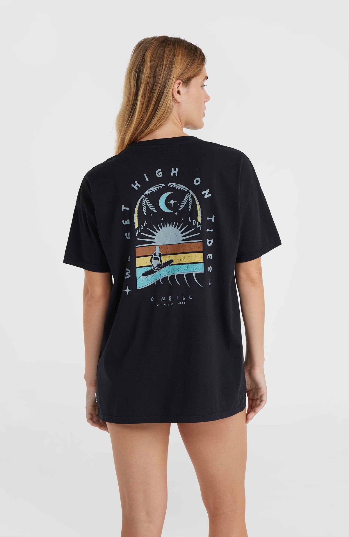 O'Neill Beach Vintage High On Tides T-Shirt | Black Out
