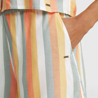 Tiare Woven Tanktop | Orange Multistripe