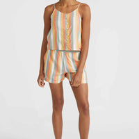 Tiare Woven Tanktop | Orange Multistripe