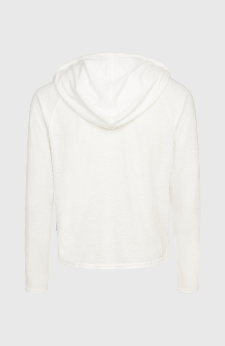 Essentials Langarm-Hoodie | Snow White