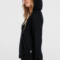 Essentials Langarm-Hoodie | Black Out