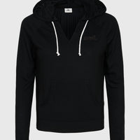 Essentials Langarm-Hoodie | Black Out