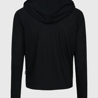 Essentials Langarm-Hoodie | Black Out