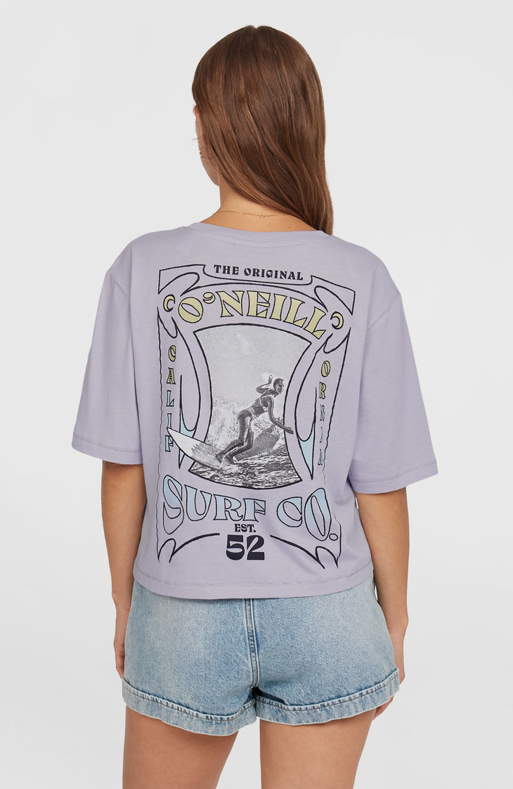 Summer Must Haves Back Print T-Shirt | Purple Gleam
