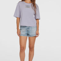 Summer Must Haves Back Print T-Shirt | Purple Gleam