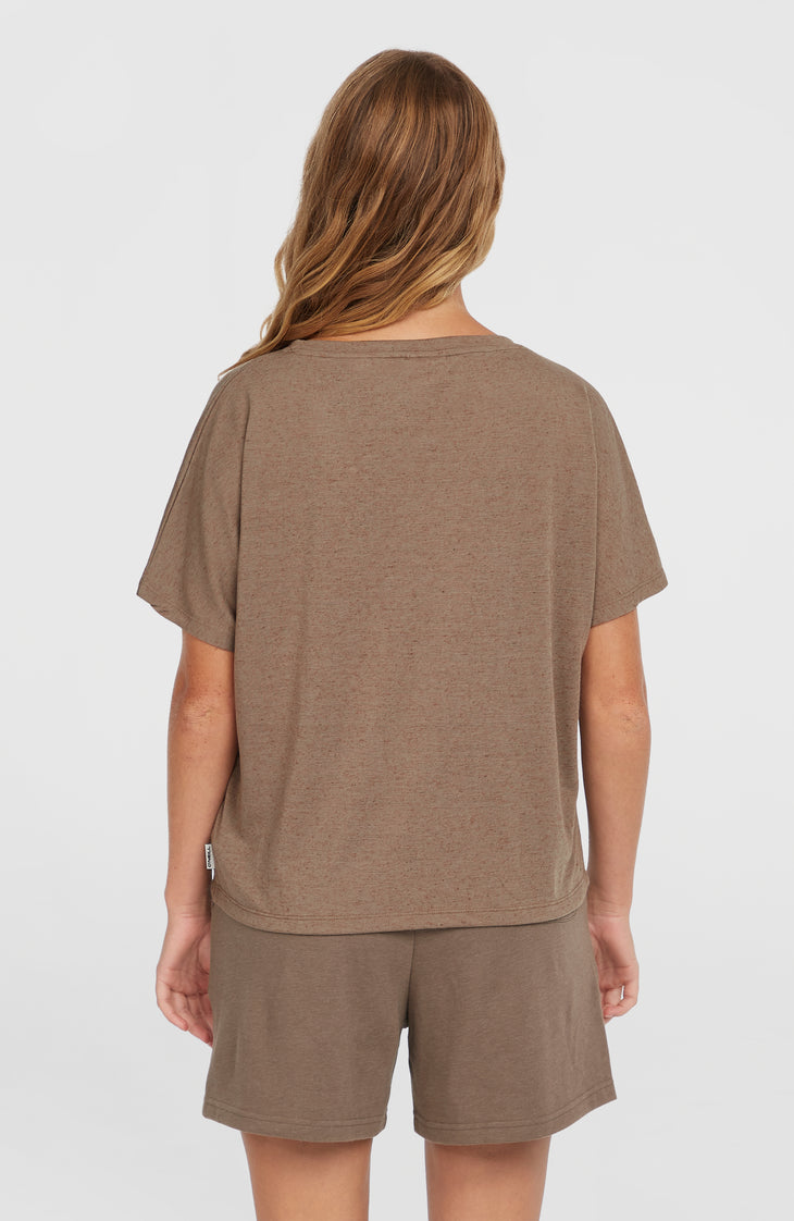 Essentials Script T-Shirt in Drape-Optik | Pure Cashmere