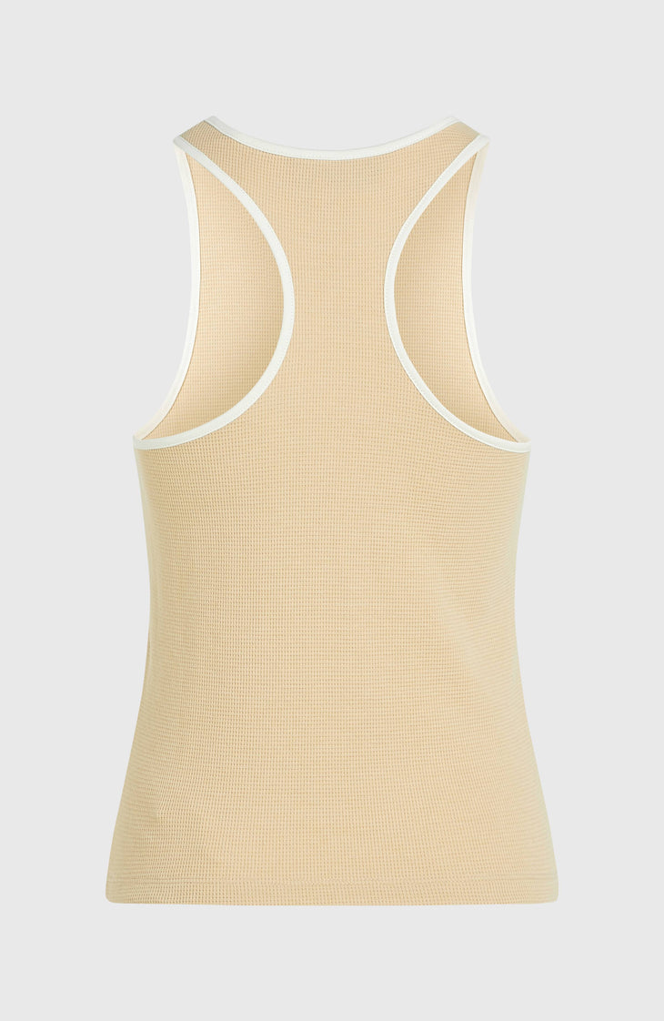 O'Riginals Waffel-Tanktop | Cocoa Sand